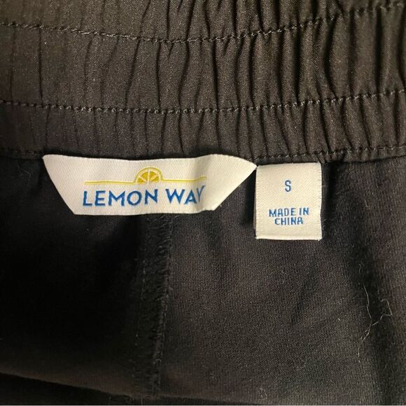 Lemon Way Women’s Skort Black Short Elastic Waist Sporty Golf Tennis Size Small - Picture 3 of 5